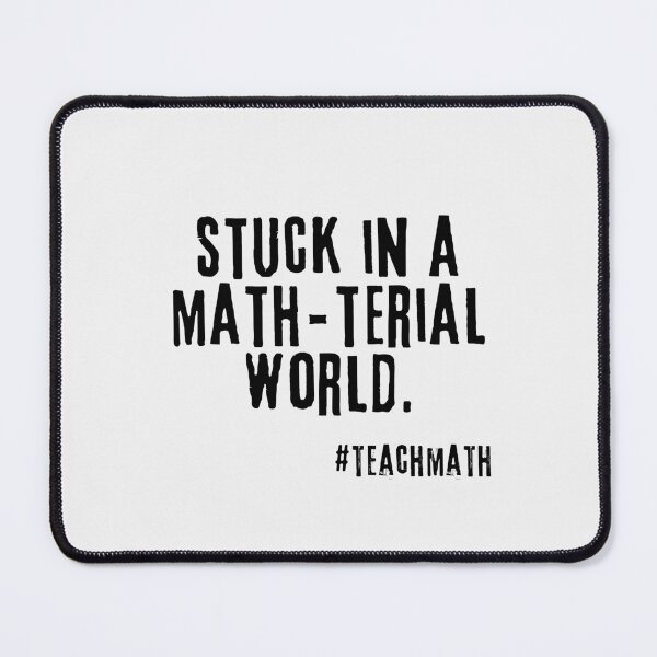 Item preview, Math Teacher Quote  designed and sold by superteachers.