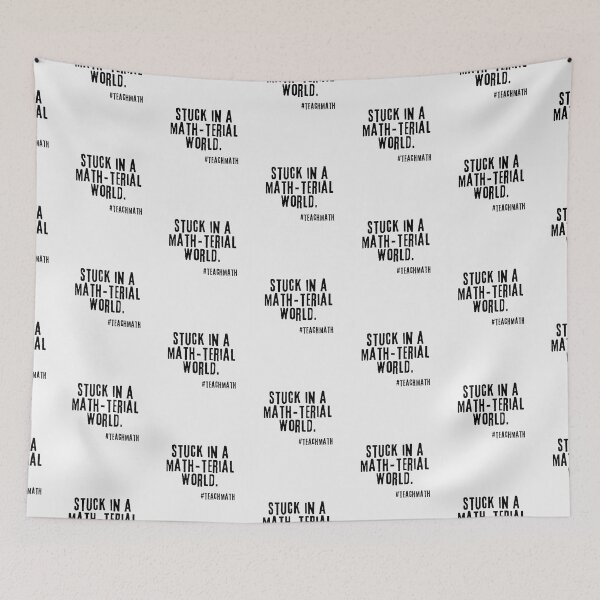 Item preview, Math Teacher Quote  designed and sold by superteachers.