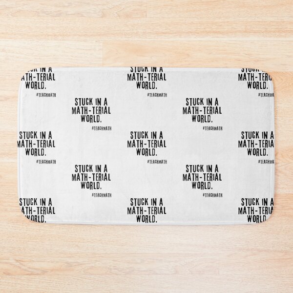 Item preview, Math Teacher Quote  designed and sold by superteachers.