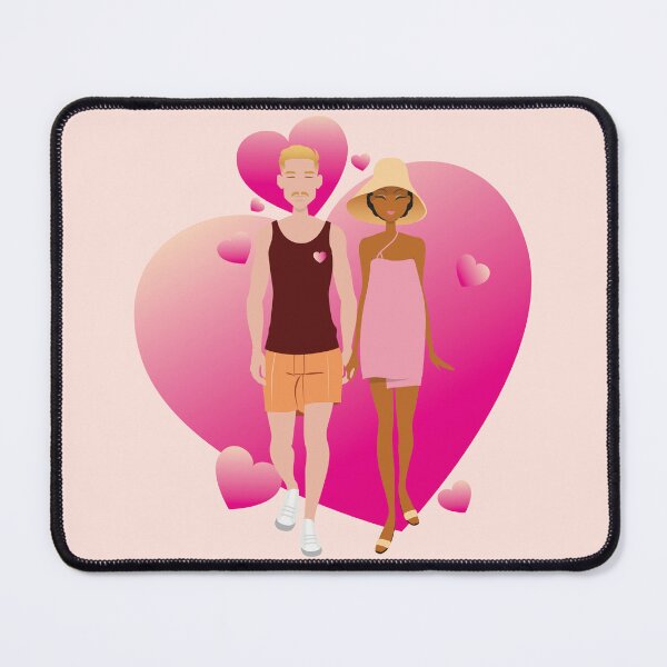 Item preview, interracial couple designed and sold by ladstudio.