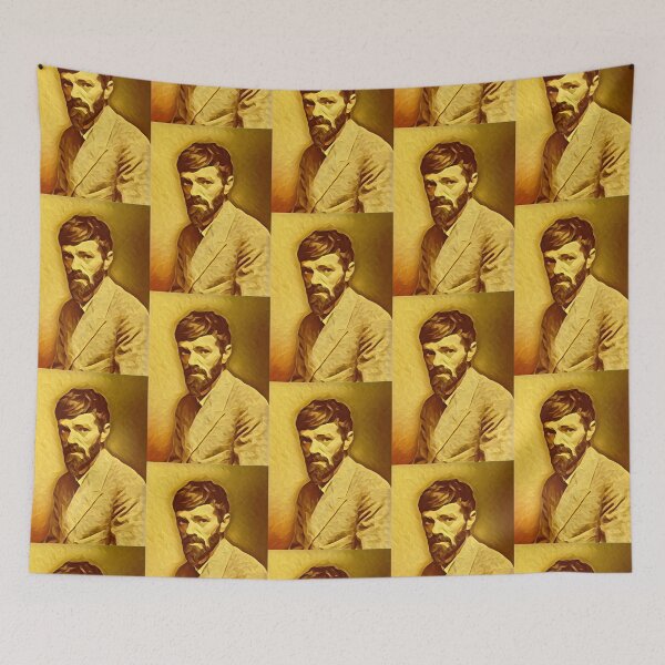 Item preview, DH Lawrence Artwork | D. H. Lawrence Portrait | D H LSylvia Plathawrence Wall Art  designed and sold by Suyogsonar25.
