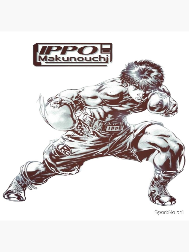 Buy Ippo Makunouchi Wall Art Print Black Anime Poster Online in India 