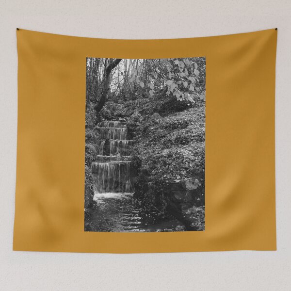 Item preview, Water Course Buncrana Donegal Ireland black and white designed and sold by eddiebarronshop.