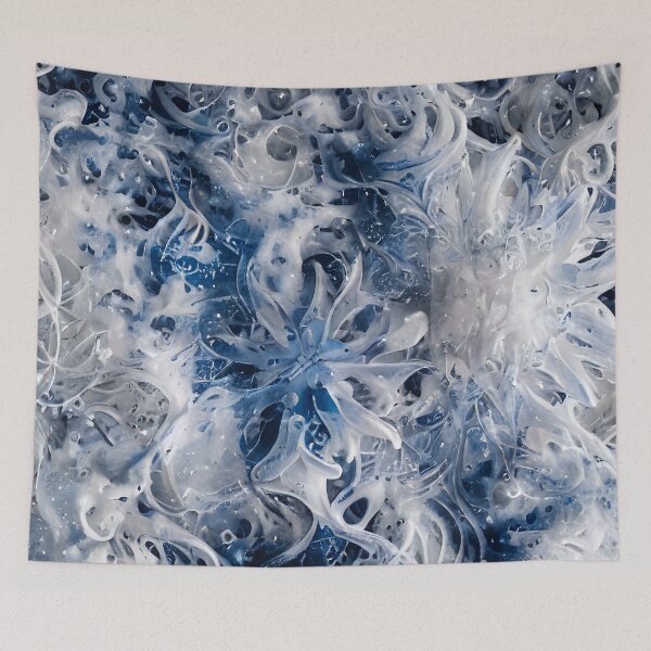 Item preview, Abstract Ice Snowflake Pattern designed and sold by threlando.