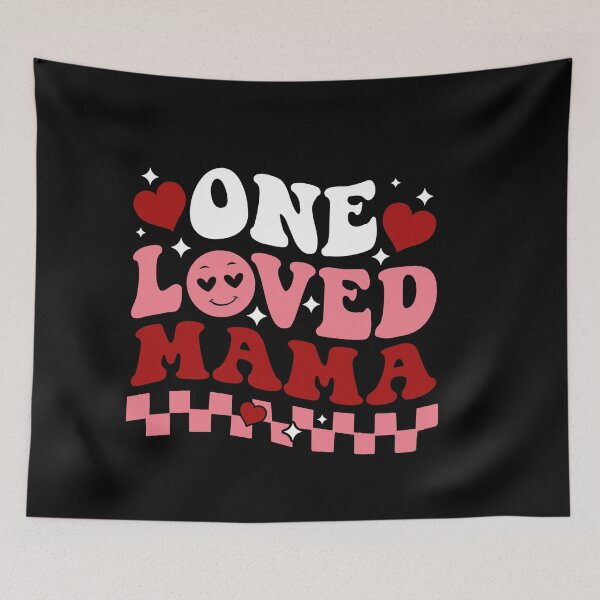 Item preview, Mama Lover Quotes | One Loved  Mama | Groovy  Retro Mama | Mama  Gift designed and sold by AMINE  ★★★★★.