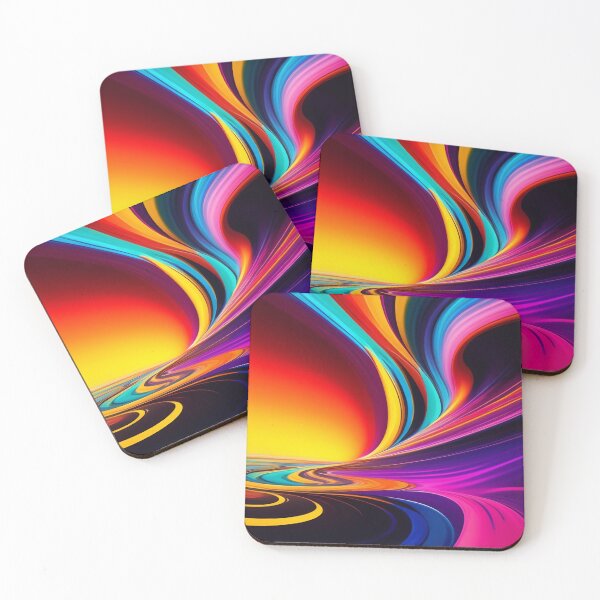 Item preview, Drip into Emotion: A Colorful Abstract Exploration Colorful abstract fluid patterns 1 designed and sold by vishalraifx.