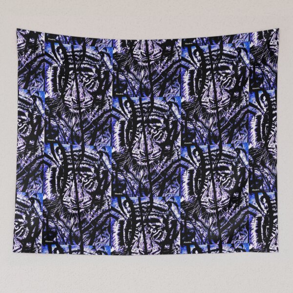 Item preview, Tiger hiding designed and sold by AllansArts.