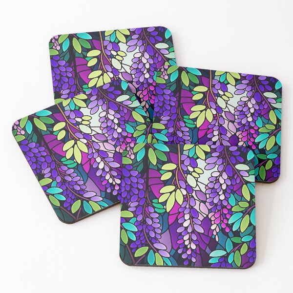 Item preview, Wisteria floral pattern #4 designed and sold by Christolamber.