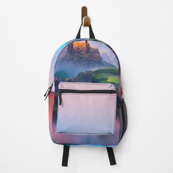 Item preview, A.I. Beautiful Misty Landscape with Castle Peaking Through designed and sold by RyansOpenDoor.
