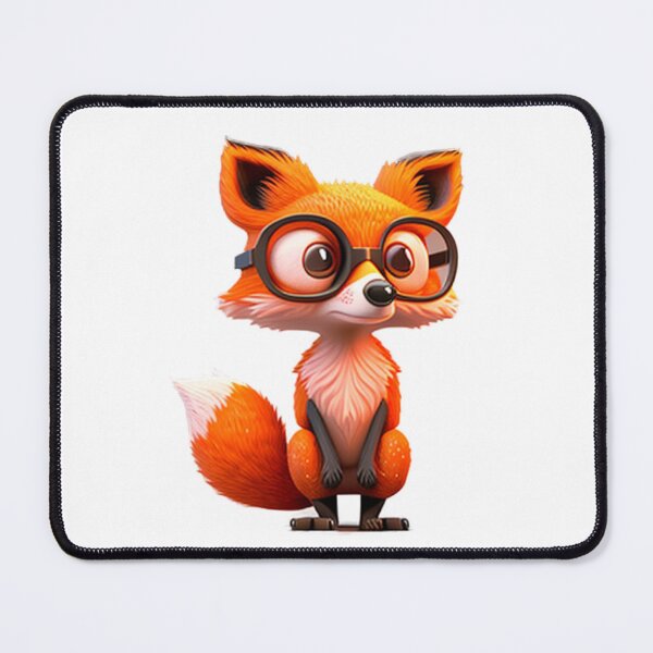 Item preview, Cute fox with glasses. designed and sold by OpenmindARTWORK.