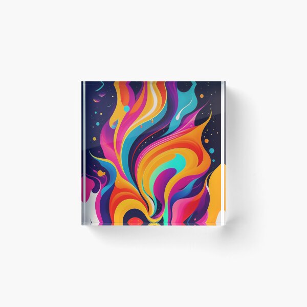 Item preview, Drip into Emotion: A Colorful Abstract Exploration Colorful abstract fluid patterns 2 designed and sold by vishalraifx.