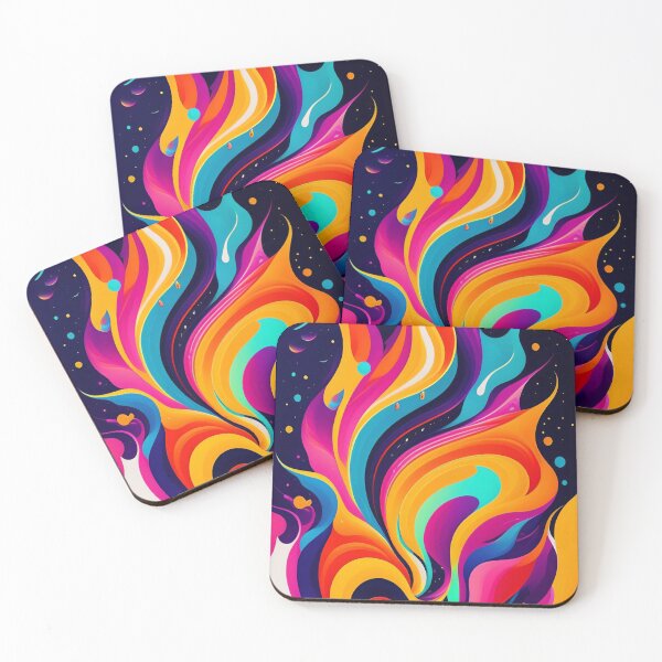 Item preview, Drip into Emotion: A Colorful Abstract Exploration Colorful abstract fluid patterns 2 designed and sold by vishalraifx.
