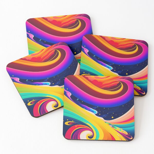 Item preview, Drip into Emotion: A Colorful Abstract Exploration Colorful abstract fluid patterns 3 designed and sold by vishalraifx.