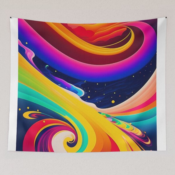 Item preview, Drip into Emotion: A Colorful Abstract Exploration Colorful abstract fluid patterns 3 designed and sold by vishalraifx.