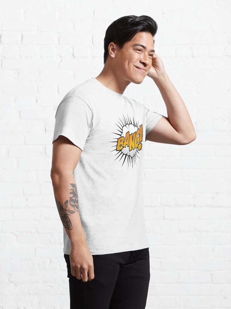 Thumbnail 5 of 7, Classic T-Shirt, BANG T-Shirt designed and sold by Alan James.