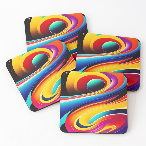Item preview, Drip into Emotion: A Colorful Abstract Exploration Colorful abstract fluid patterns 5 designed and sold by vishalraifx.