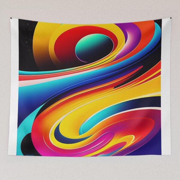 Item preview, Drip into Emotion: A Colorful Abstract Exploration Colorful abstract fluid patterns 5 designed and sold by vishalraifx.