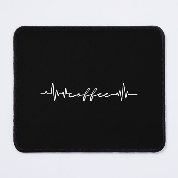 Item preview, Funny coffee ECG line Design designed and sold by ColorCube1.