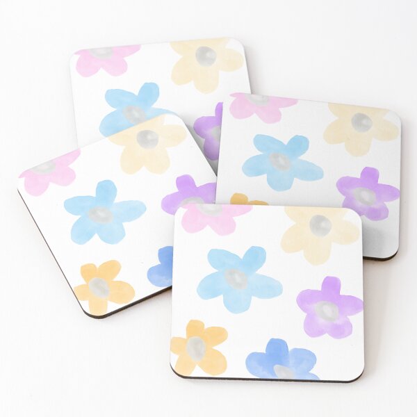 Item preview, Watercolour flowers, pastel stickerpack and phonecase  designed and sold by Gwebbel.