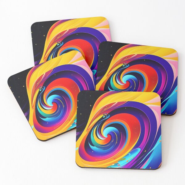 Item preview, Drip into Emotion: A Colorful Abstract Exploration Colorful abstract fluid patterns 4 designed and sold by vishalraifx.