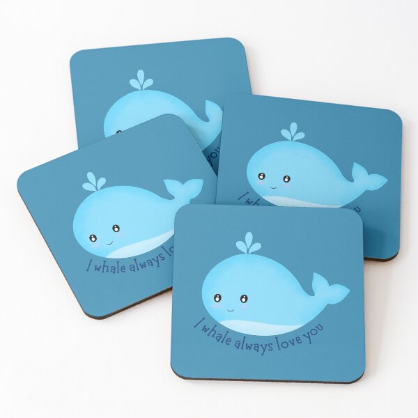 Item preview, Cute Kawaii Baby Blue Whale designed and sold by Orchyd.