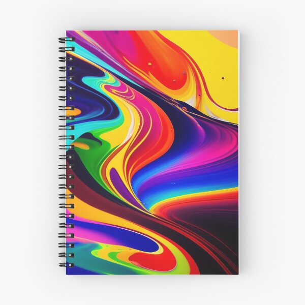 Item preview, Drip into Emotion: A Colorful Abstract Exploration Colorful abstract fluid patterns 6 designed and sold by vishalraifx.