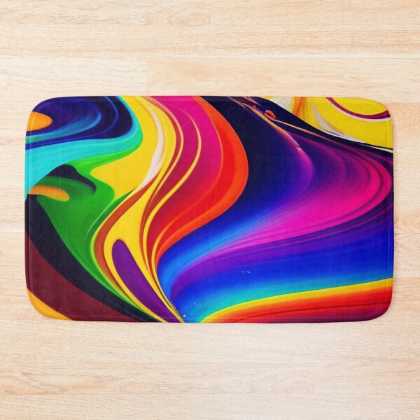 Item preview, Drip into Emotion: A Colorful Abstract Exploration Colorful abstract fluid patterns 6 designed and sold by vishalraifx.