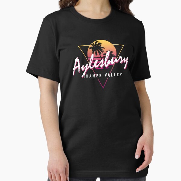 Funny 80s Retro Sunset 'Aylesbury' Thames Valley Essential T-Shirt