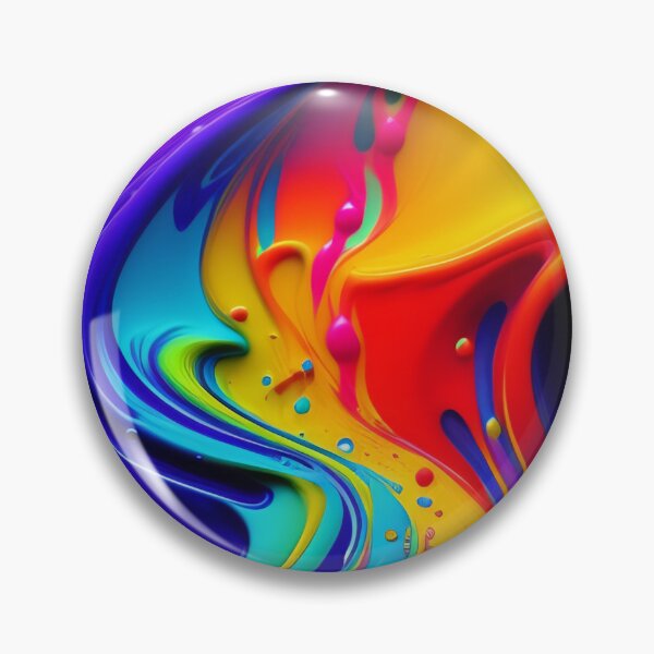 Item preview, Drip into Emotion: A Colorful Abstract Exploration Colorful abstract fluid patterns 8 designed and sold by vishalraifx.