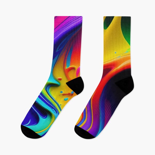 Item preview, Drip into Emotion: A Colorful Abstract Exploration Colorful abstract fluid patterns 8 designed and sold by vishalraifx.