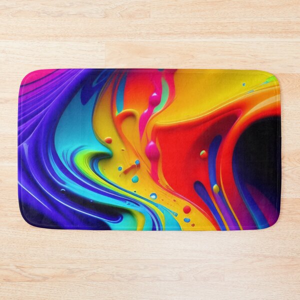 Item preview, Drip into Emotion: A Colorful Abstract Exploration Colorful abstract fluid patterns 8 designed and sold by vishalraifx.