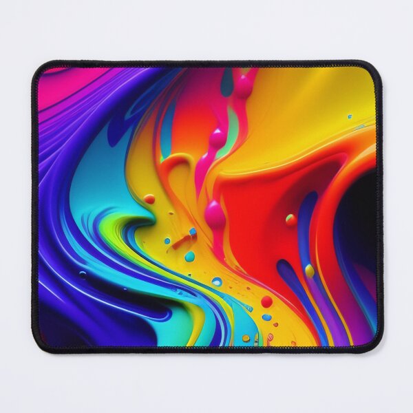 Item preview, Drip into Emotion: A Colorful Abstract Exploration Colorful abstract fluid patterns 8 designed and sold by vishalraifx.