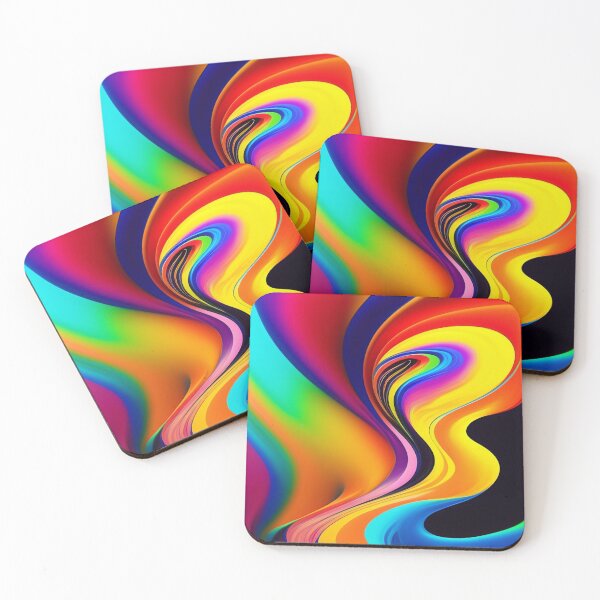 Item preview, Drip into Emotion: A Colorful Abstract Exploration Colorful abstract fluid patterns 9 designed and sold by vishalraifx.