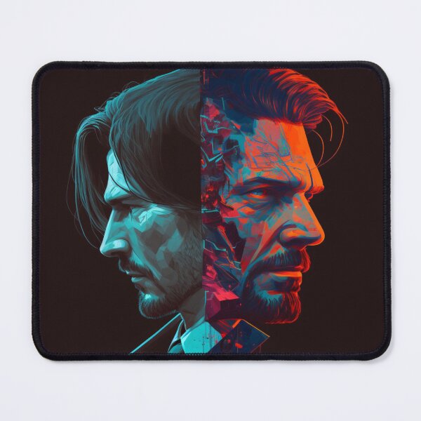 Item preview, jhon wick vs solid snake designed and sold by steveykh.