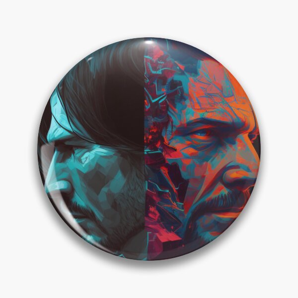 Item preview, jhon wick vs solid snake designed and sold by steveykh.