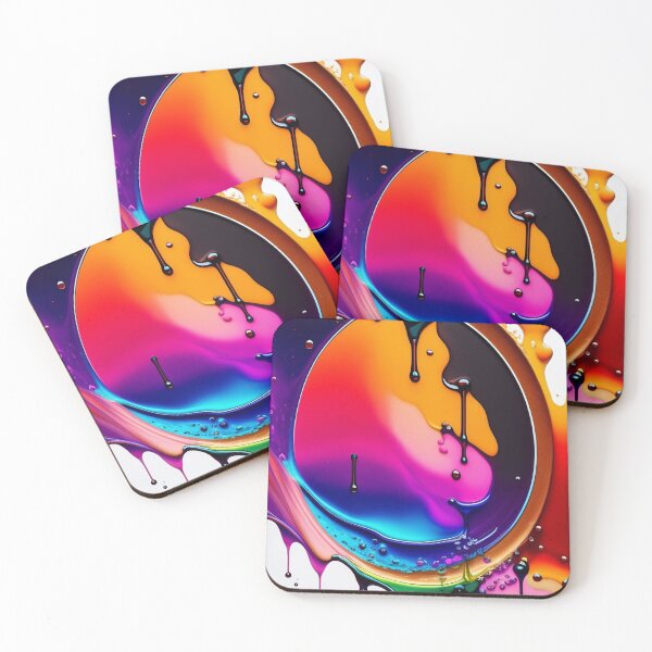 Item preview, Drip into Emotion: A Colorful Abstract Exploration Colorful abstract fluid patterns 11 designed and sold by vishalraifx.