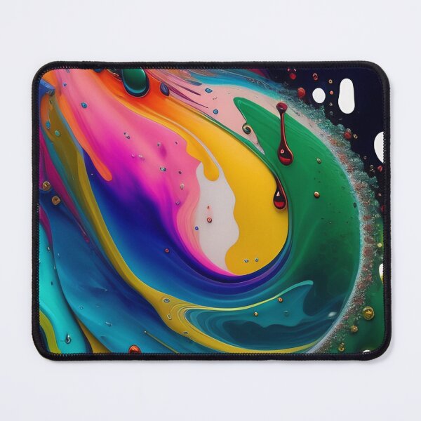 Item preview, Drip into Emotion: A Colorful Abstract Exploration Colorful abstract fluid patterns 12 designed and sold by vishalraifx.