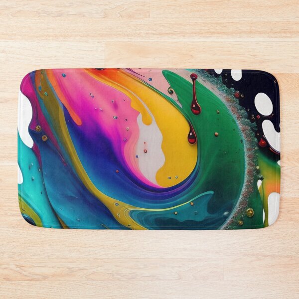 Item preview, Drip into Emotion: A Colorful Abstract Exploration Colorful abstract fluid patterns 12 designed and sold by vishalraifx.