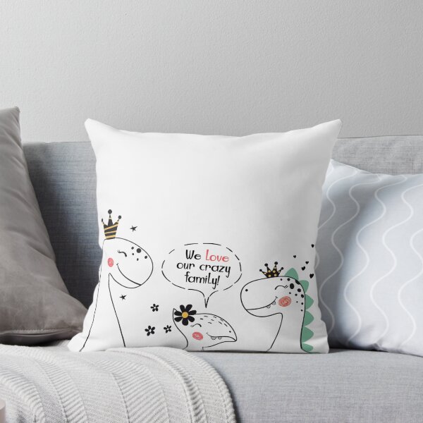 Item preview, Funny Dinosaurs Family Drawing designed and sold by KOTOdesign.