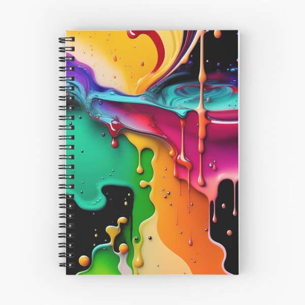 Item preview, Drip into Emotion: A Colorful Abstract Exploration Colorful abstract fluid patterns 13 designed and sold by vishalraifx.