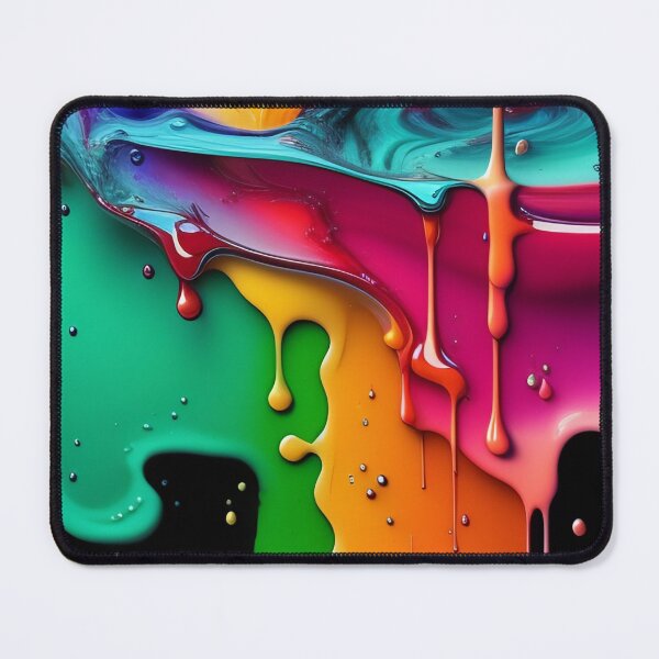 Item preview, Drip into Emotion: A Colorful Abstract Exploration Colorful abstract fluid patterns 13 designed and sold by vishalraifx.