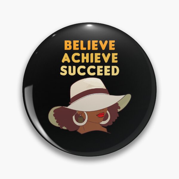 Item preview, Believe Achieve Succeed Black African American Heritage Gift designed and sold by TMelonShop.