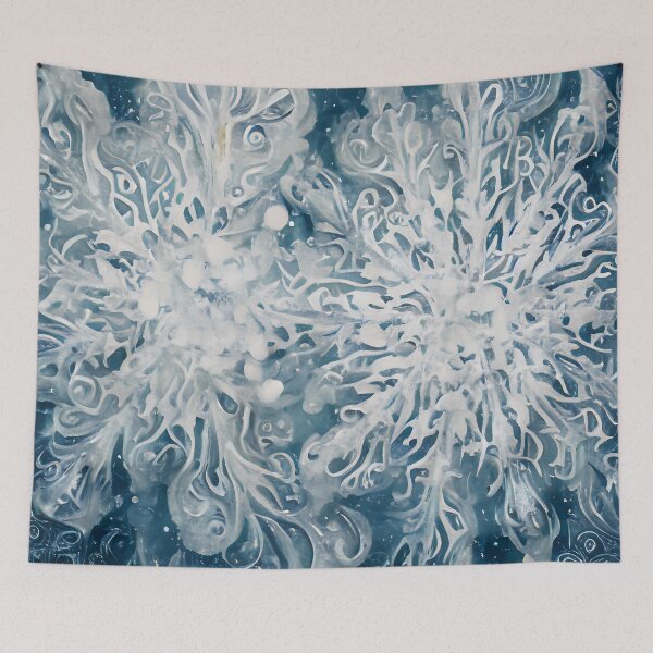 Item preview, Abstract Ice Snowflake Pattern designed and sold by threlando.