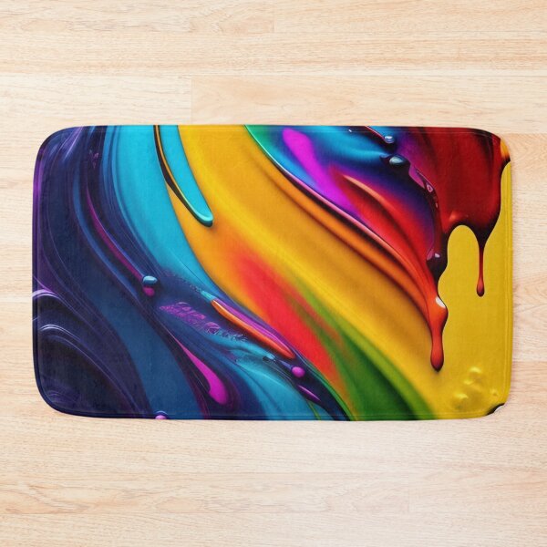 Item preview, Drip into Emotion: A Colorful Abstract Exploration Colorful abstract fluid patterns 14 designed and sold by vishalraifx.