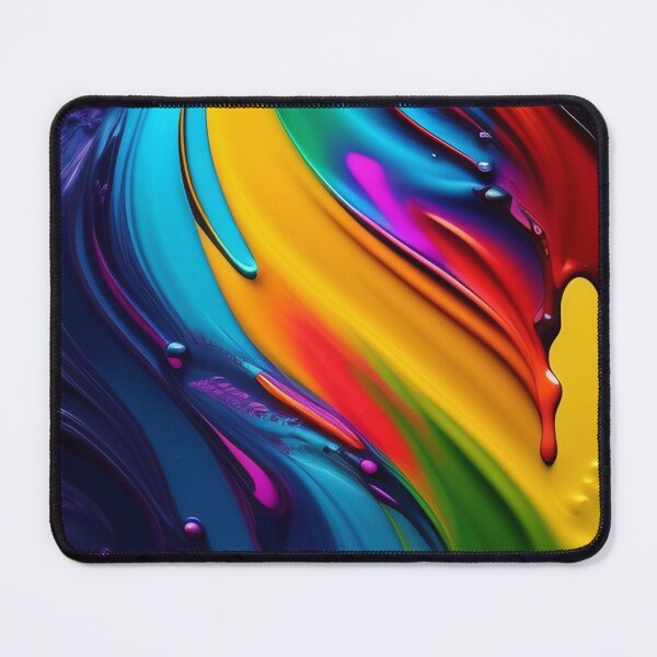 Item preview, Drip into Emotion: A Colorful Abstract Exploration Colorful abstract fluid patterns 14 designed and sold by vishalraifx.