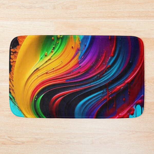 Item preview, Drip into Emotion: A Colorful Abstract Exploration Colorful abstract fluid patterns 15 designed and sold by vishalraifx.