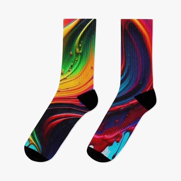 Item preview, Drip into Emotion: A Colorful Abstract Exploration Colorful abstract fluid patterns 15 designed and sold by vishalraifx.
