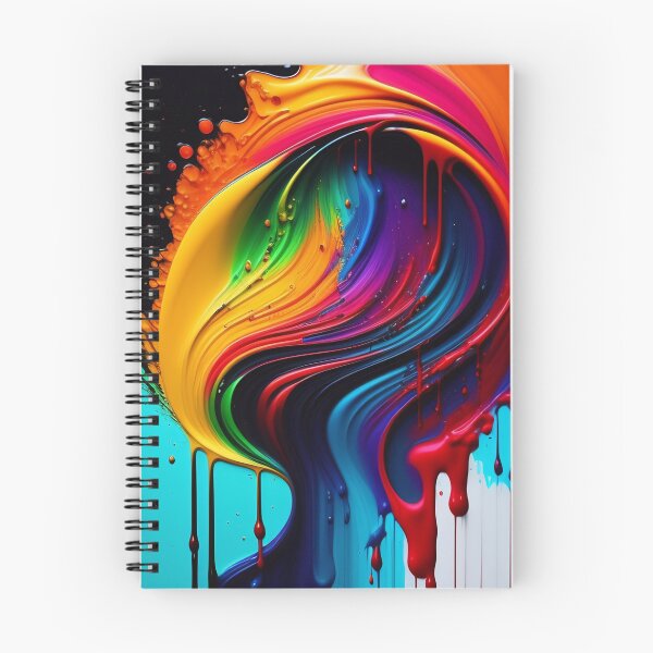 Item preview, Drip into Emotion: A Colorful Abstract Exploration Colorful abstract fluid patterns 15 designed and sold by vishalraifx.