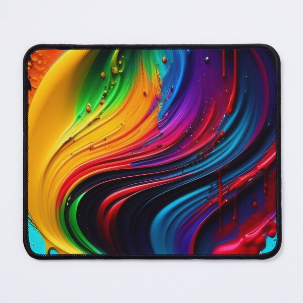 Item preview, Drip into Emotion: A Colorful Abstract Exploration Colorful abstract fluid patterns 15 designed and sold by vishalraifx.