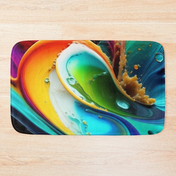 Item preview, Drip into Emotion: A Colorful Abstract Exploration Colorful abstract fluid patterns 16 designed and sold by vishalraifx.